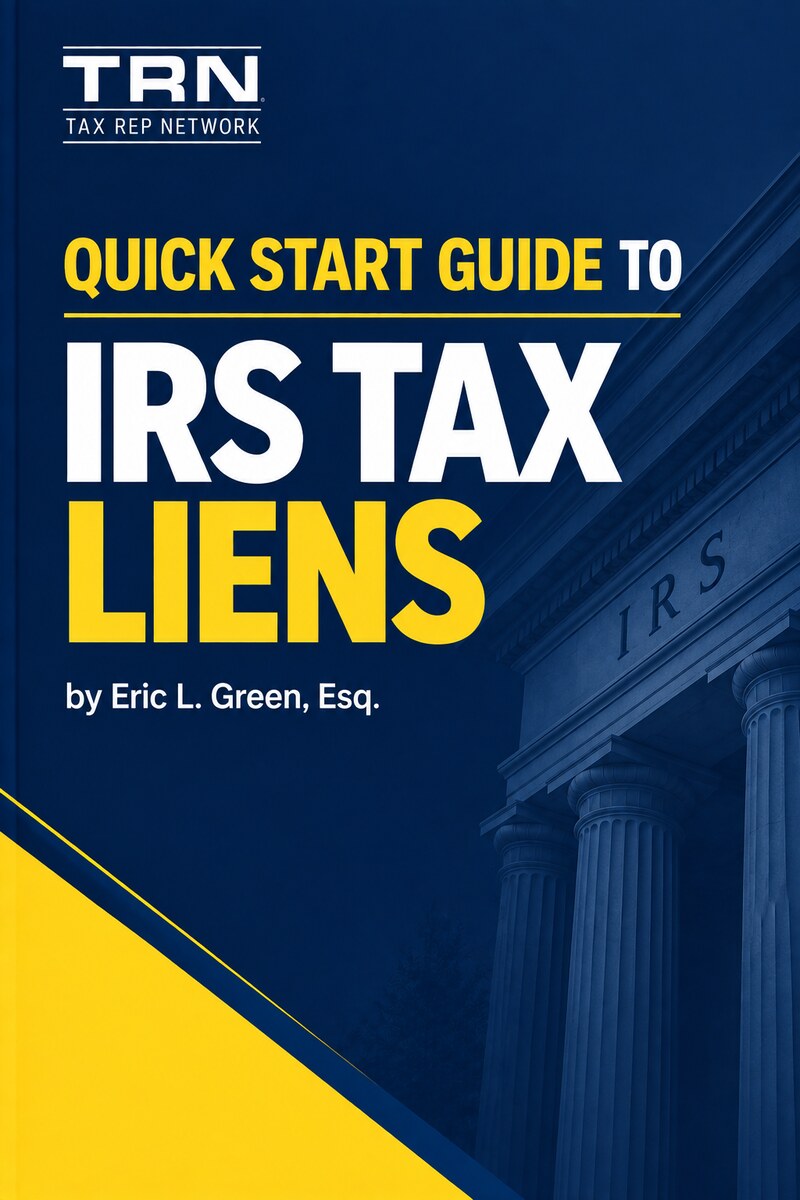 Cover of Quick Start Guide to IRS Tax Liens